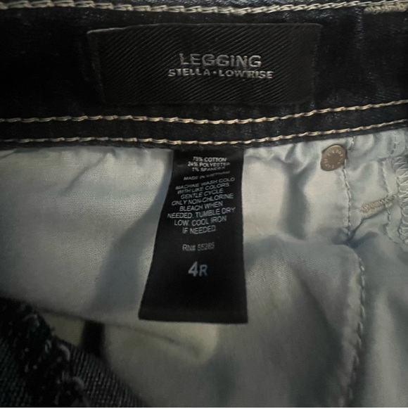 Express Blue Skinny Jeans with Tapered Fit - Picture 4 of 5